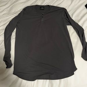 Cuts Henley Long sleeve dark gray XL